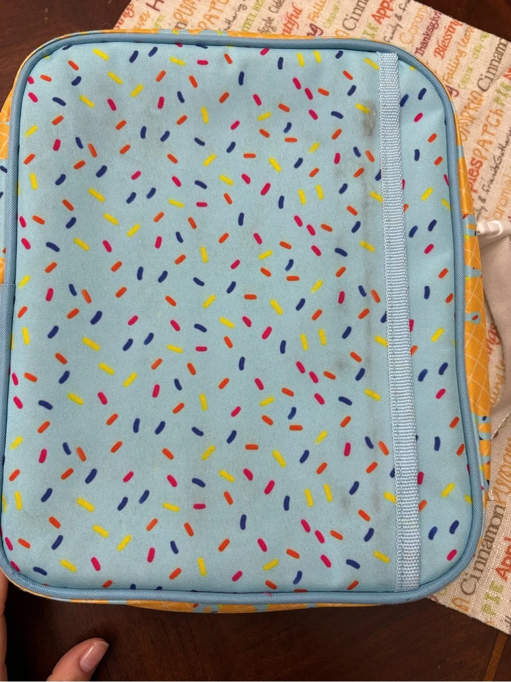 Baseball lifestyle 101 -Kids Ice Cream Sprinkles Backpack and lunchbox